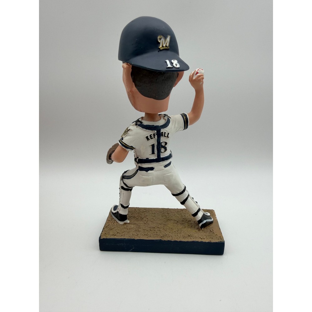 Milwaukee Brewers Jason Kendall #18 Bobblehead SGA Baseball Catcher Figure - Picture 3 of 5